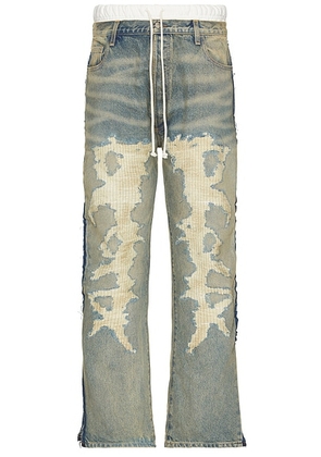 RRR123 Fathers Garden Fara-C Jeans in Light Indigo - Blue. Size 30 (also in 32, 34).