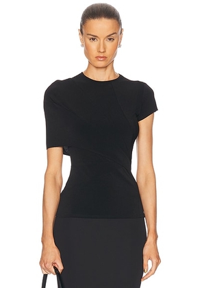 Sid Neigum Radial Seam Top in Black - Black. Size L (also in M, XS).