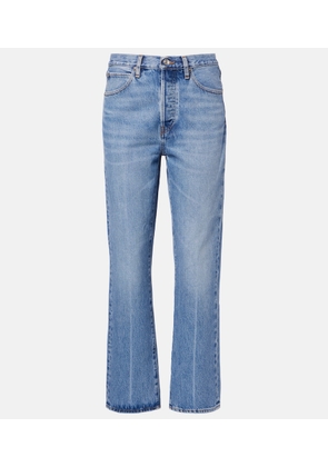 Frame Vertical Crop straight jeans
