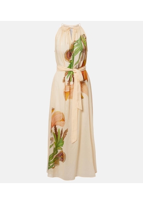Ulla Johnson x Anna Zemankova cotton midi dress