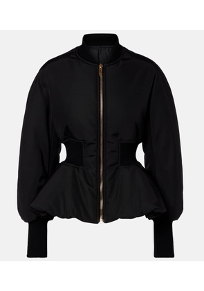 Alaia Peplum bomber jacket