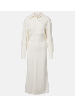 Victoria Beckham Asymmetric cady midi dress