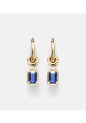Spinelli Kilcollin Zahra 18kt gold hoop earrings with sapphires