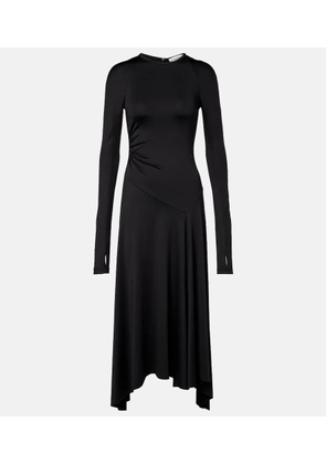 Victoria Beckham Gathered asymmetric midi dress
