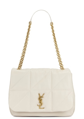 Saint Laurent Medium Jamie 4.3 Chain Bag in Crema Soft - Cream. Size all.