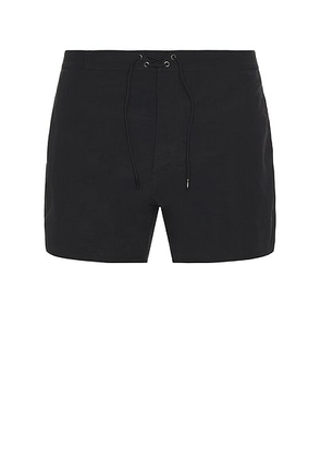 Saint Laurent Swim Short in Black - Black. Size L (also in XL/1X).