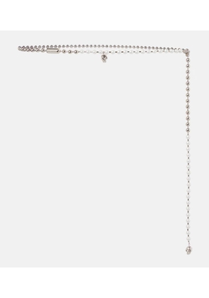 McQueen Skull embellished chain belt