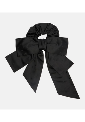 McQueen Skull silk jacquard scrunchie