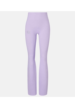 Loewe x On high-rise flared leggings