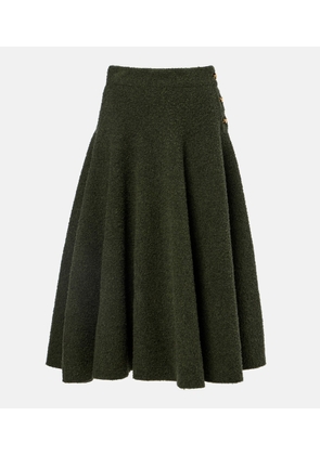 Bottega Veneta Knot boucle midi skirt