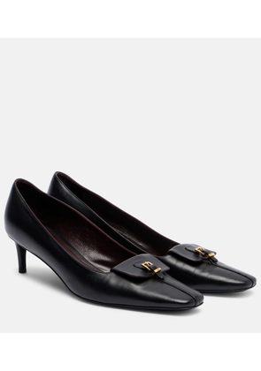Khaite Celia 50 leather pumps