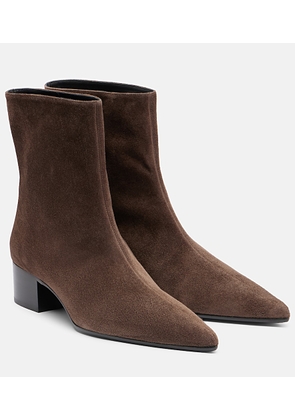 Khaite Andee suede ankle boots