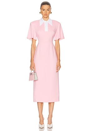 Rowen Rose Polo Dress in Pink - Pink. Size 34 (also in 36).