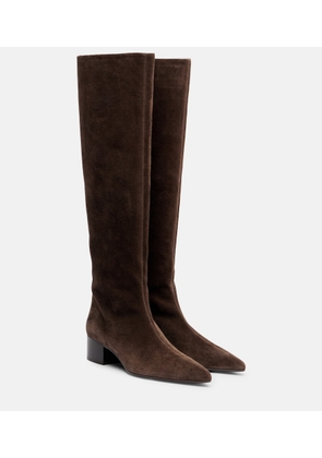 Khaite Andee suede knee-high boots