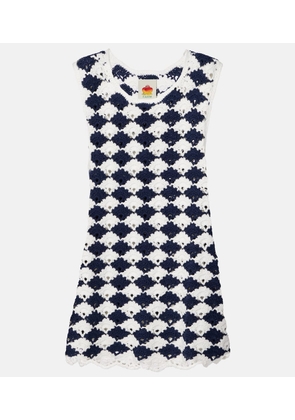 Farm Rio Scalloped crochet top