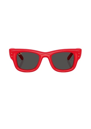 Ray-Ban x A$ap Rocky Wayfarer Puffer in Red - Red. Size all.