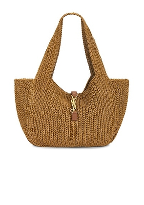 Saint Laurent Bea Bag in Light Brownie & Brick - Tan. Size all.