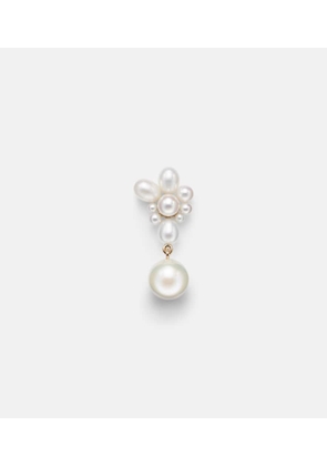 Sophie Bille Brahe Amis Fleur 14kt gold single earring with freshwater pearls