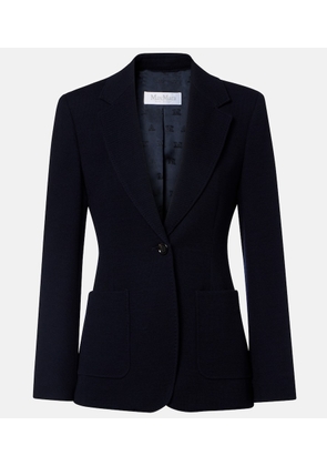 Max Mara Utilita virgin wool jersey blazer