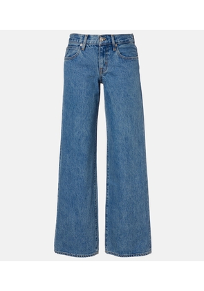 Slvrlake Lexi low-rise wide-leg jeans