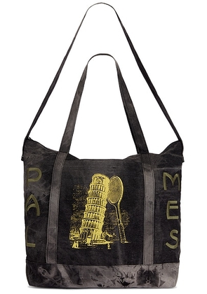 Palmes Large Tote Bag in Charcoal - Black. Size all.