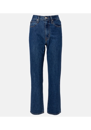 Slvrlake London cropped high-rise straight jeans