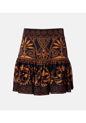 Farm Rio Cornely Ainika embroidered miniskirt