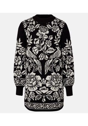 Farm Rio Cashew And Birds minidress