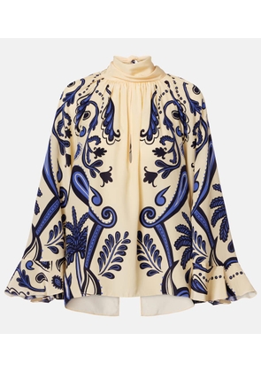 Johanna Ortiz Paisley silk blouse