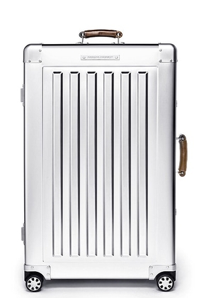 Sterling Pacific 90L Check-in 4 Wheel Travel Case in Aluminum - Metallic Silver. Size all.