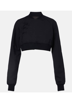 Noir Kei Ninomiya Cropped wool top