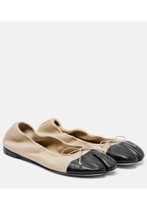 Christen Tabi leather ballet flats