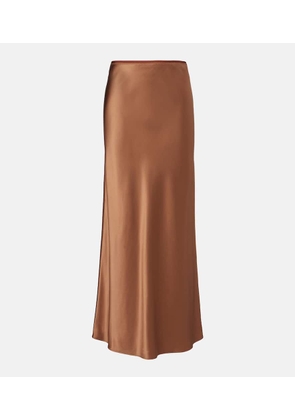Joseph Isaak silk satin maxi skirt