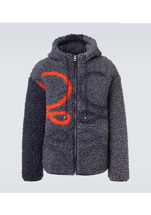 Loewe Anagram fleece jacquard jacket