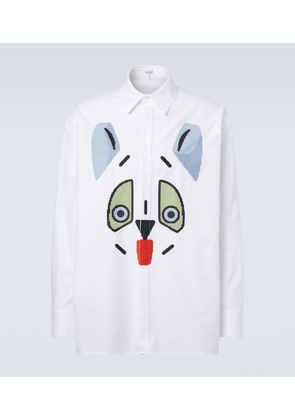 Loewe x Louis Wain cotton Oxford shirt