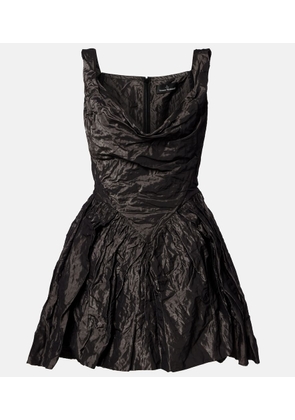 Vivienne Westwood Mini Sunday draped corset dress