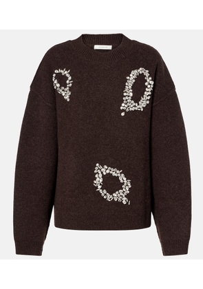 Jacques Wei Embroidered wool sweater