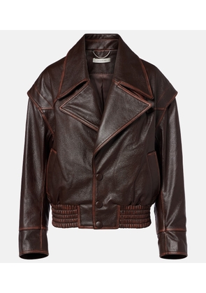 Jacques Wei Leather biker jacket