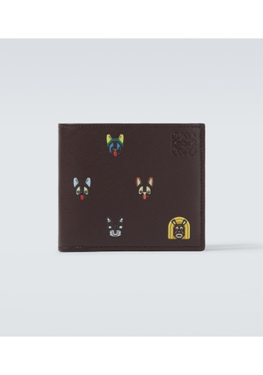 Loewe x Louis Wain Cats leather bifold wallet
