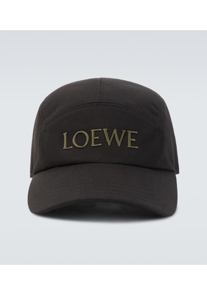 Loewe Logo cotton drill baseball cap