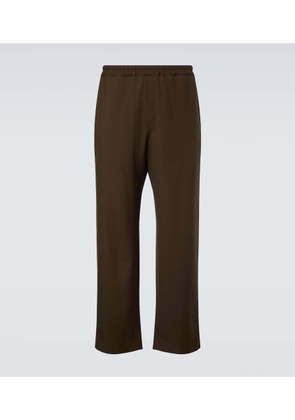The Row Ari wool wide-leg pants