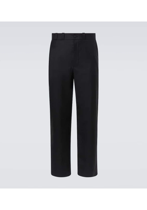The Row Ottis virgin wool straight pants