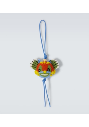 Loewe x Louis Wain Knight Cat wool bag charm
