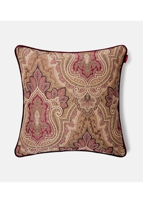 Etro Deosai paisley cushion