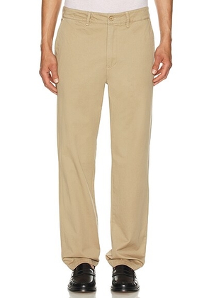 Quiet Golf Monogram Chino Pant in Tan - Beige. Size XL/1X (also in XXL/2X).