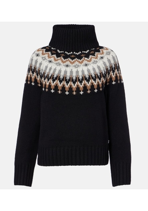 Bogner Ingrid jacquard cashmere turtleneck sweater