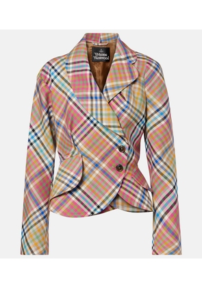 Vivienne Westwood Stormy asymmetric wool blazer