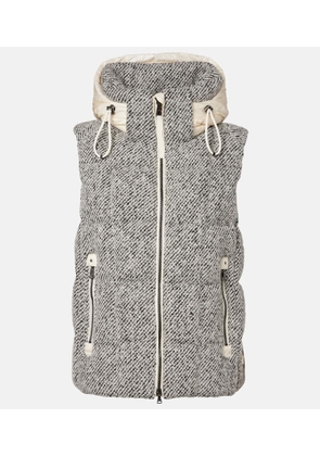 Bogner Falka tweed down vest