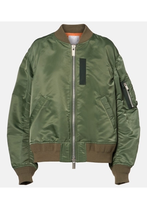 Sacai Technical twill bomber jacket