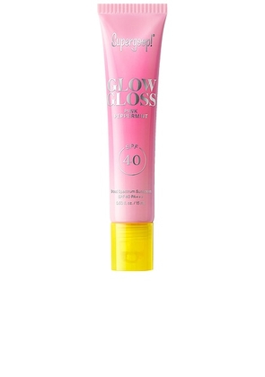 Supergoop! Glow Gloss SPF 40 Lip Balm in Pink Peppermint - Beauty: NA. Size all.